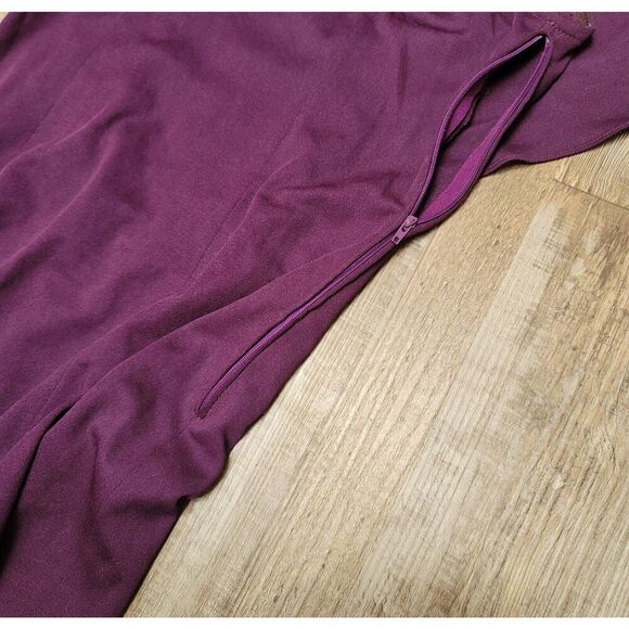 Vintage Ursula of Switzerland Womens Size 9/10 Purple Fancy Maxi Dress - Picture 7 of 8